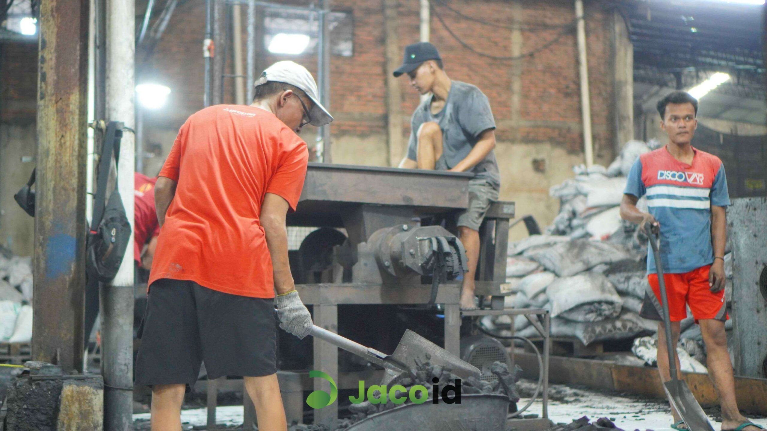 Production Process of Charcoal Briquettes