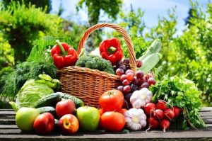 keranjang sayur segar