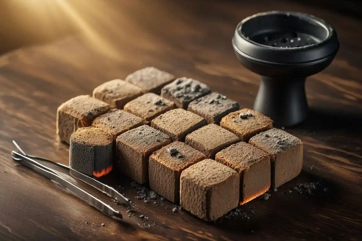 long burning shisha charcoal cubes coconut charcoal